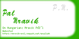 pal mravik business card